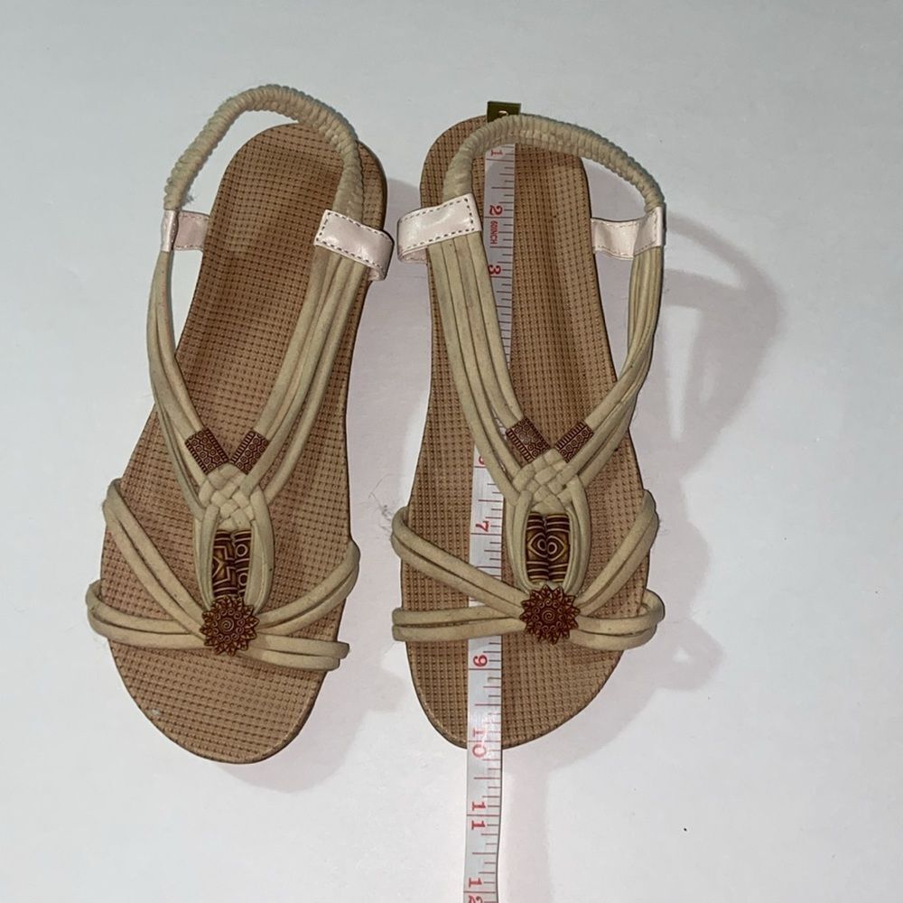 Elegant Beige Sandals Size 41